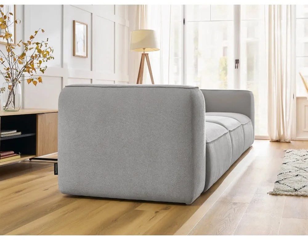 Jasnoszara sofa 345 cm Zephyr – Bobochic Paris