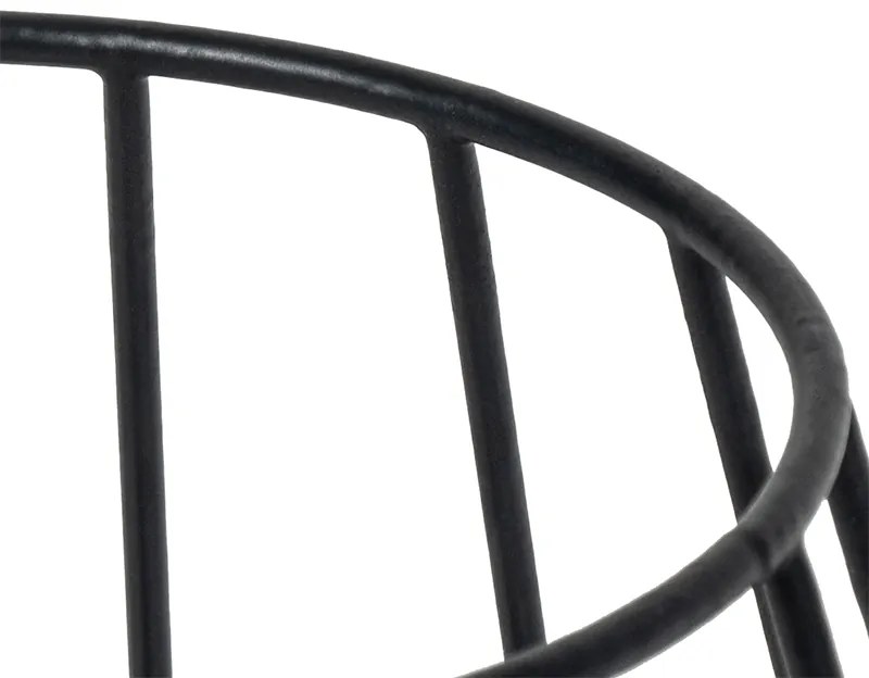 Nowoczesna lampa stołowa z czarnego drutu - Palica