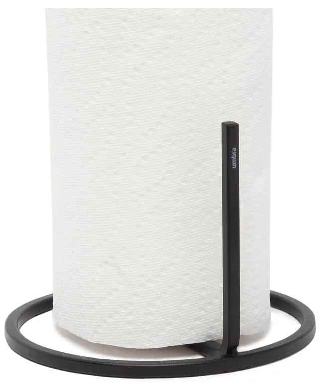 Czarny stalowy stojak na ręczniki kuchenne ø 17 cm Squire – Umbra
