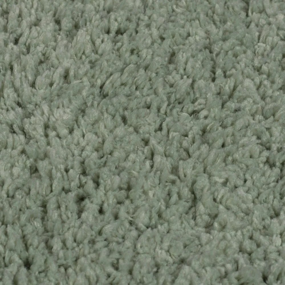 Zielony dywan z włókien z recyklingu odpowiedni do prania 160x230 cm Fluffy – Flair Rugs