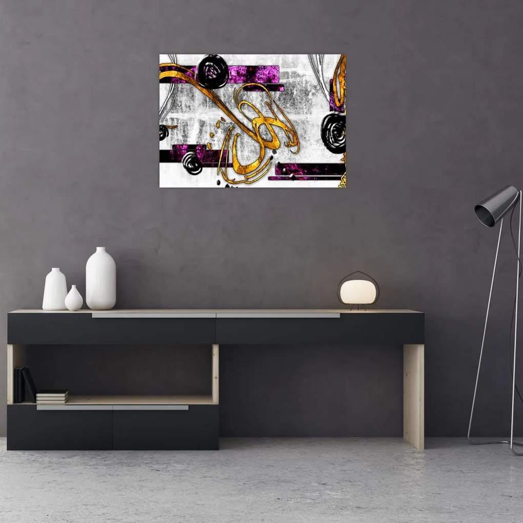Obraz abstrakcji (70x50 cm)