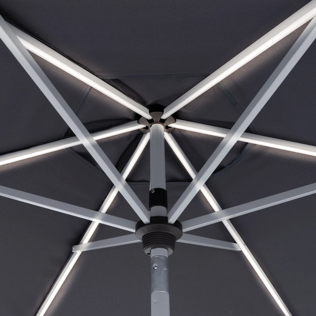 Doppler ACTIVE 3 m - parasol nachylany z oświetleniem LED - Towar z drobną wadą (S306)