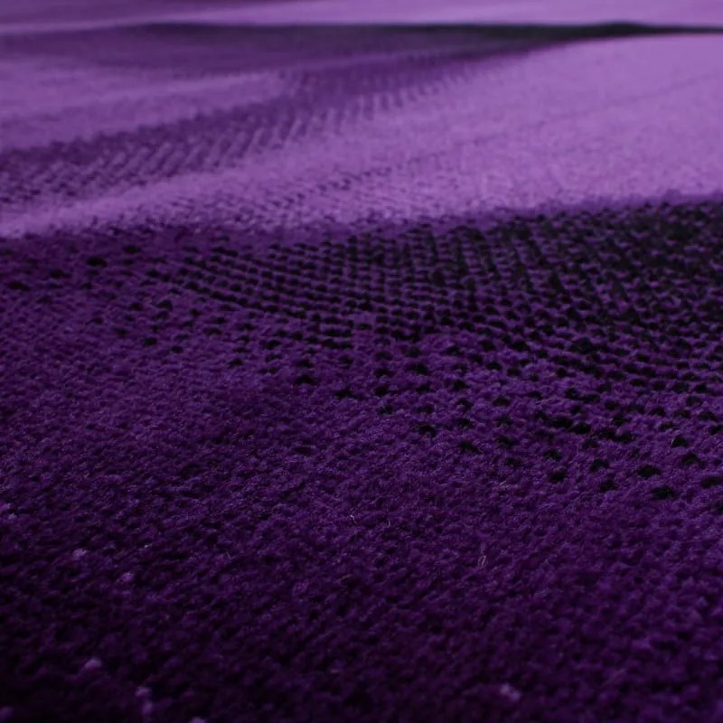 Dywan nowoczesny Parma fale fioletowy 120 cm x 170 cm