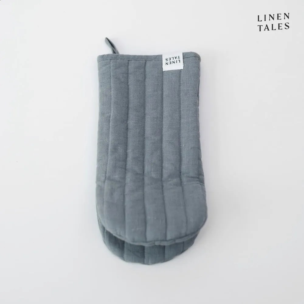 Lniana rękawica kuchenna Blue Fog – Linen Tales