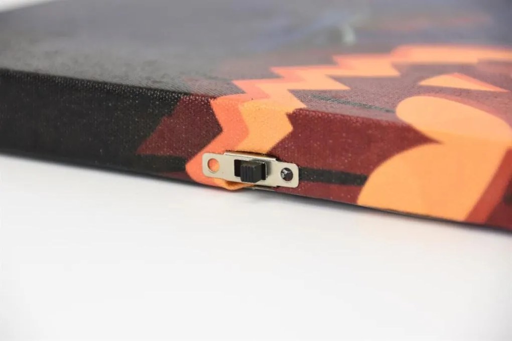 Obraz na ścianę "Straszliwa willa", 9 LED, 60 x 40 cm