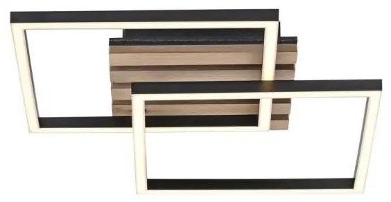 JUST LIGHT. 14053-79 - Oprawa sufitowa LED AKUSTIKA LED/15W/230V dąb/czarny