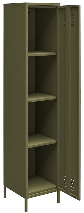 Zielona metalowa szafka 37x182 cm Bradford – Støraa