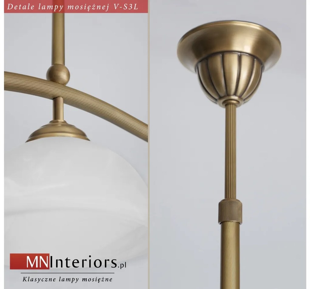 Klasyczna lampa dwuramienna V-S3L