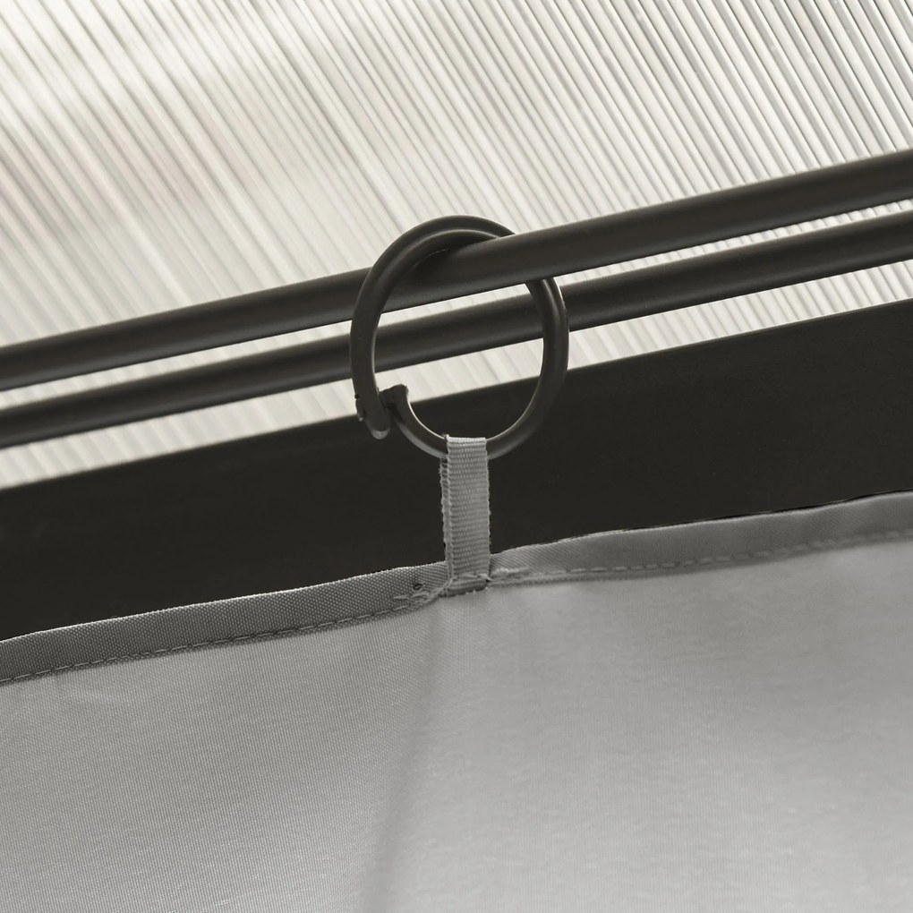 Outsunny Zasłona Zastępcza do Pawilonu 4 szt Beżowy do Pawilonu 3x3m 302x205cm | Aosom PL