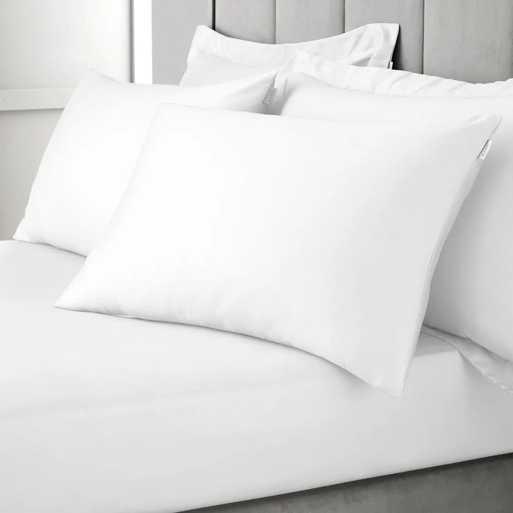 Biała pościel dwuosobowa z satyny bawełnianej 230x220 cm Cotton Sateen – Bianca