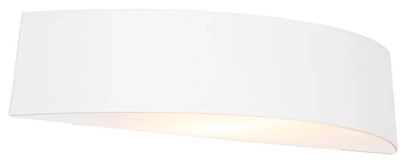 Nowoczesna lampa ścienna zewnętrzna biała IP44 - Caz