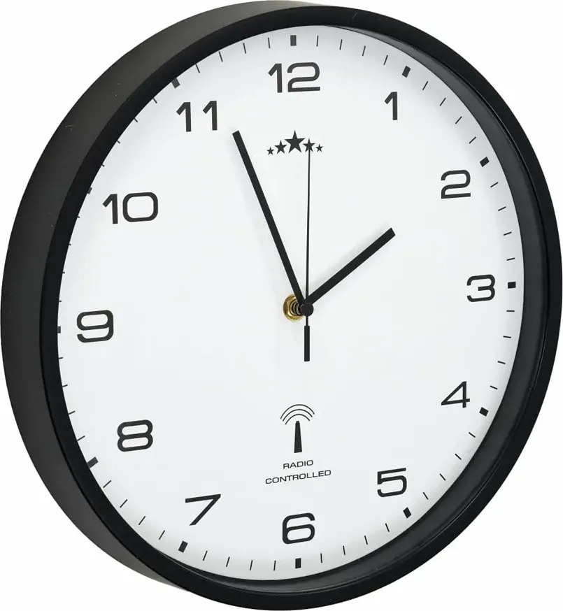 Wiszący zegarek ścienny 31 cm biały + czarny x B6-B65