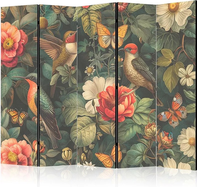 Parawan dwustronny Artgeist Kwiaty 225 x 172 cm 1 szt