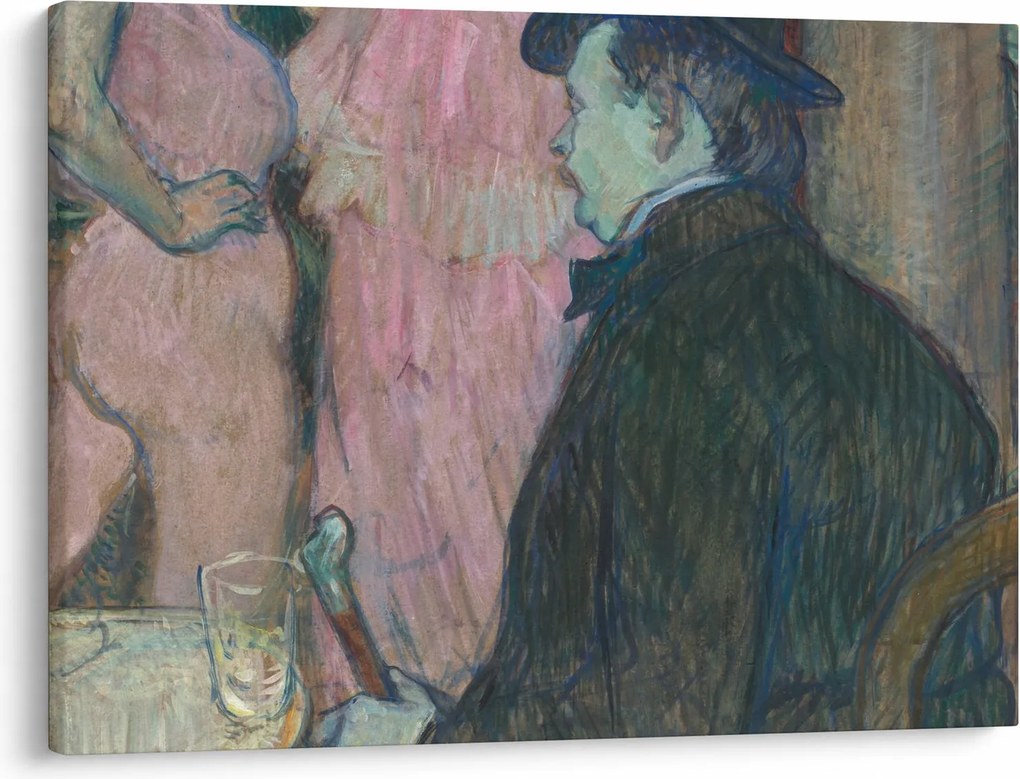 Obraz - Henri de Toulouse-Lautrec, Maxime Dethomas, reprodukcje (70x50 cm)