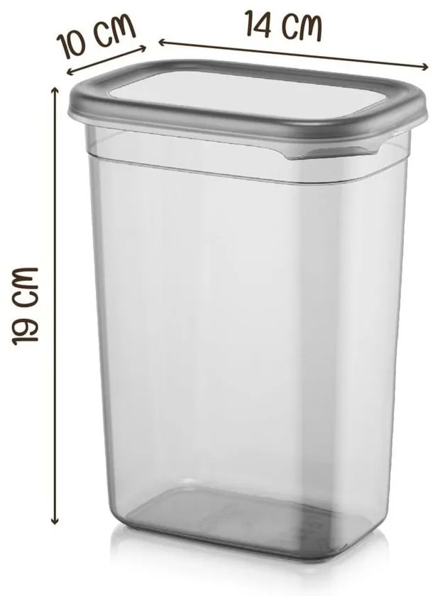 Pojemniki 6 szt. na żywność Fresco – Hermia