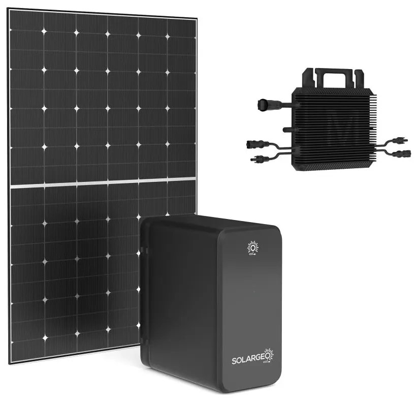 Zestaw paneli słonecznych Plug and Play + bateria magazynująca - 425 W - LUMINOSER