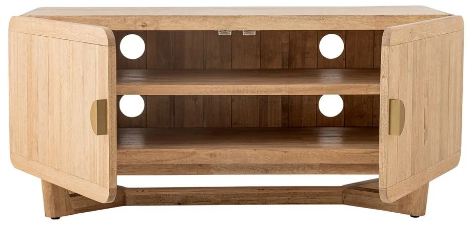 Komoda z litego drewna kauczukowego w naturalnym kolorze 120x55x45 cm Serrone – Bloomingville
