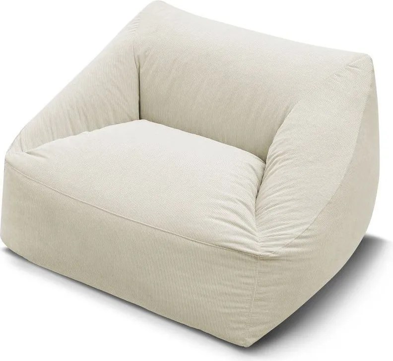 Beżowy sztruksowy worek do siedzenia Lilibet – Bobochic Paris