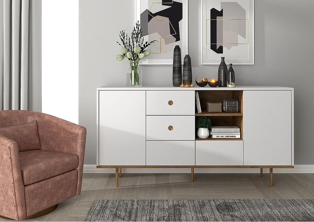 Komoda HARMONI 160 biała