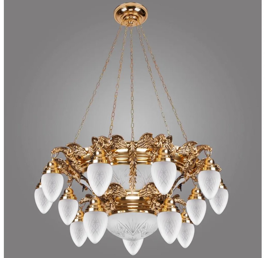Kemar OW150 - Lampa OURO EAGLE 15xE27/60W + 6xE27/100W, 230V