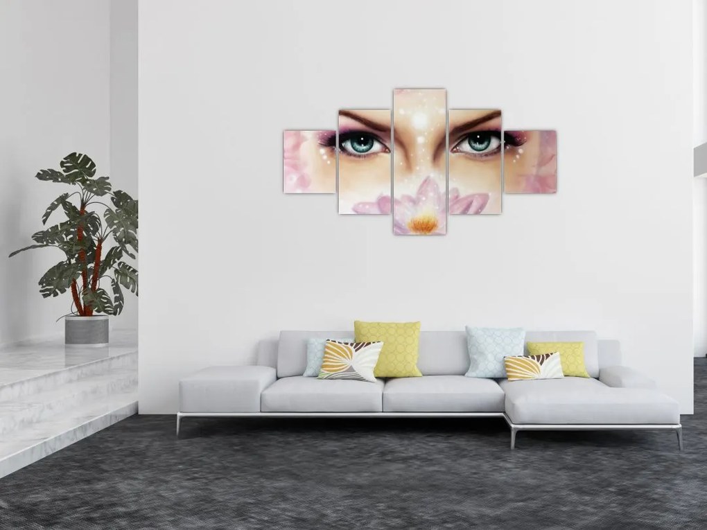 Obraz - Urocze oczy (125x70 cm)