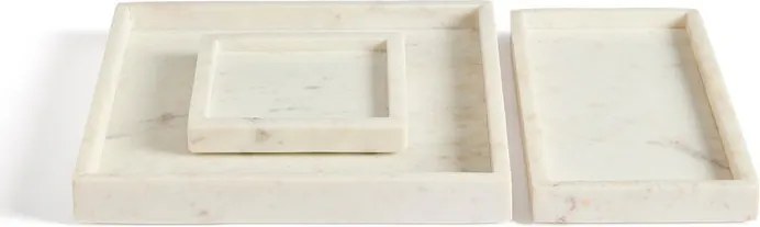 Marmurowa taca dekoracyjna 18x35 cm Serela – Kave Home