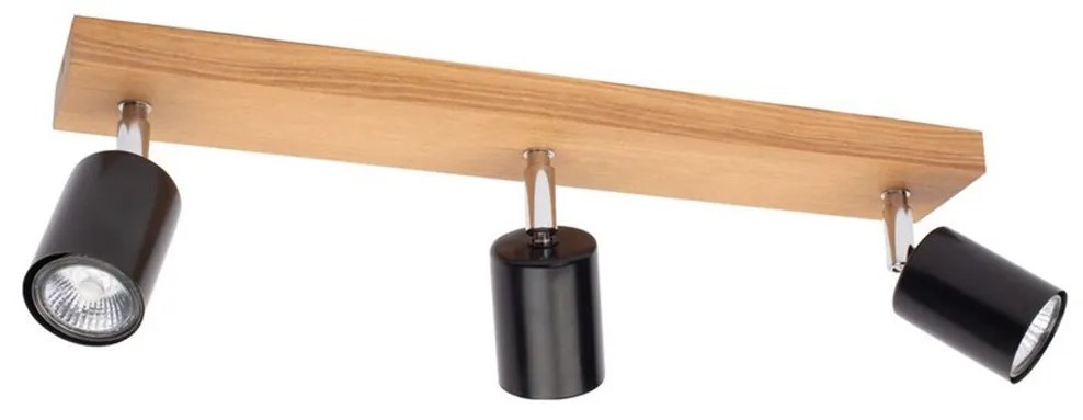 Spot-Light DO2910351 - Sufitowe oświetlenie punktowe MANARA  3xGU10/5W/230V sosna