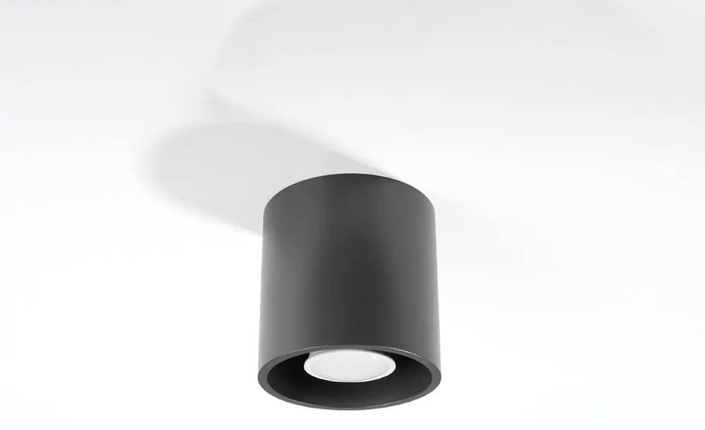 Ciemnoszara lampa punktowa ø 10 cm Roda – Sollux