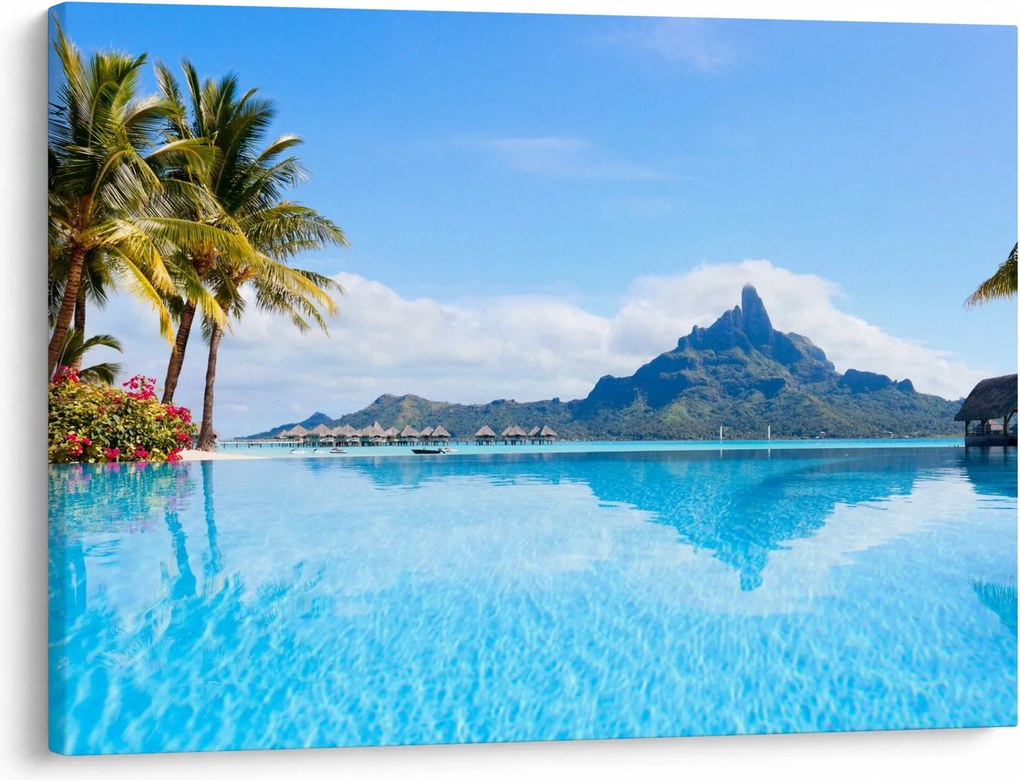 Obraz - Bora-Bora, Polinezja Francuska (70x50 cm)