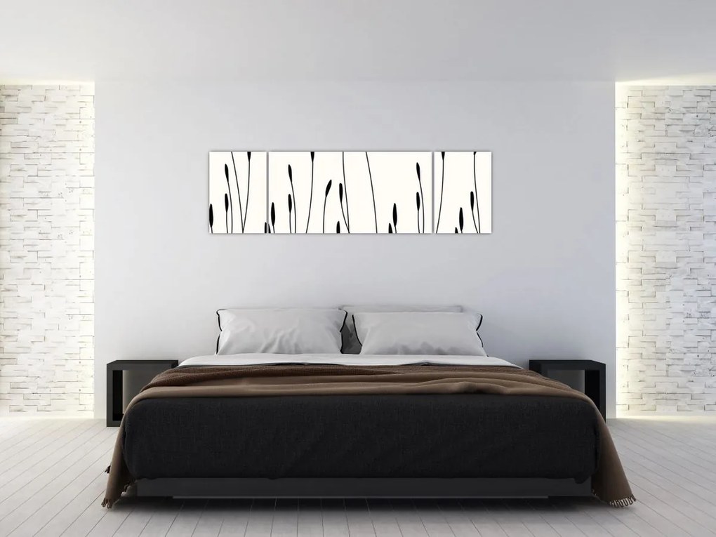 Obraz - Łąka graficzna N⁰3 (170x50 cm)