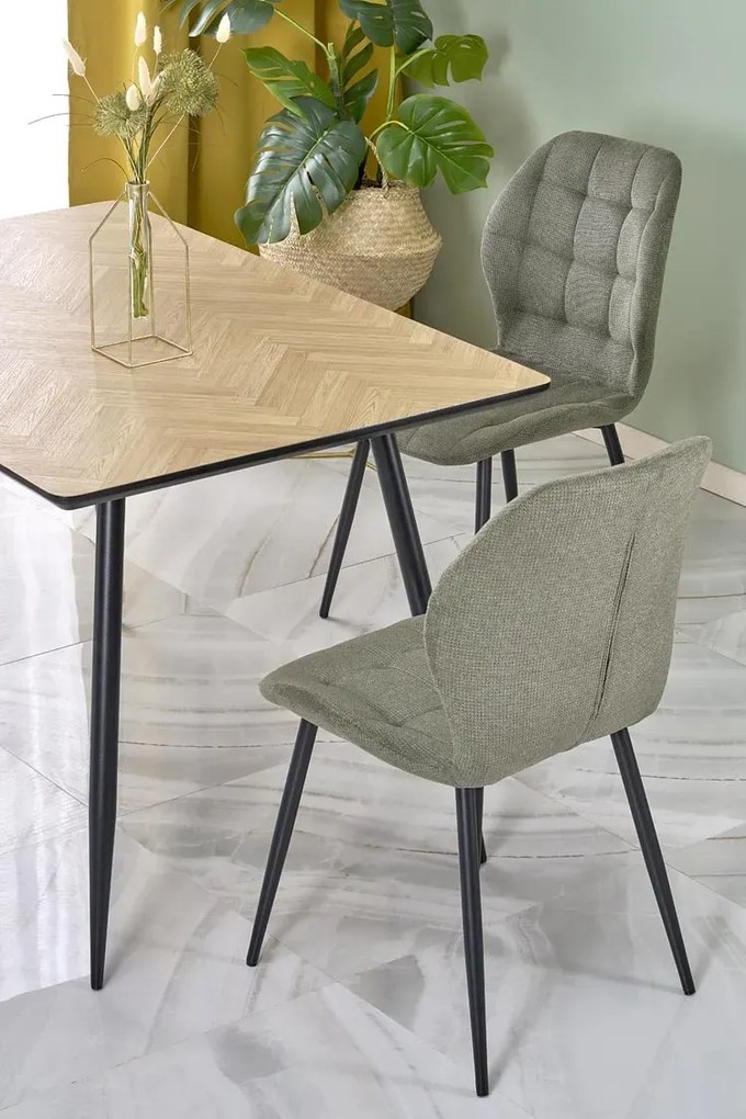Prostokątny stół w stylu modern retro 120x80 - Sado