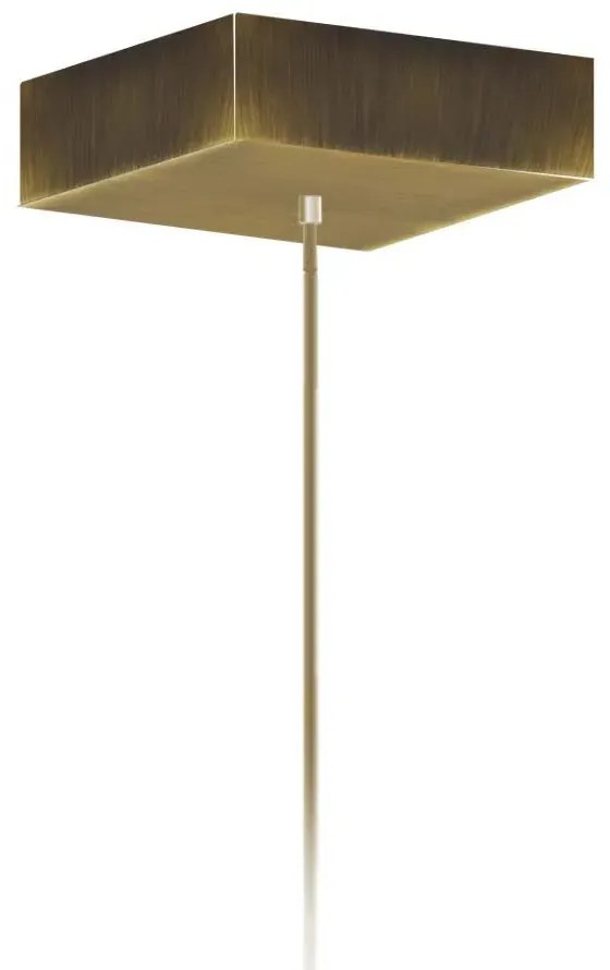 Lampa wisząca regulowana na złotym stelażu - S0-E31