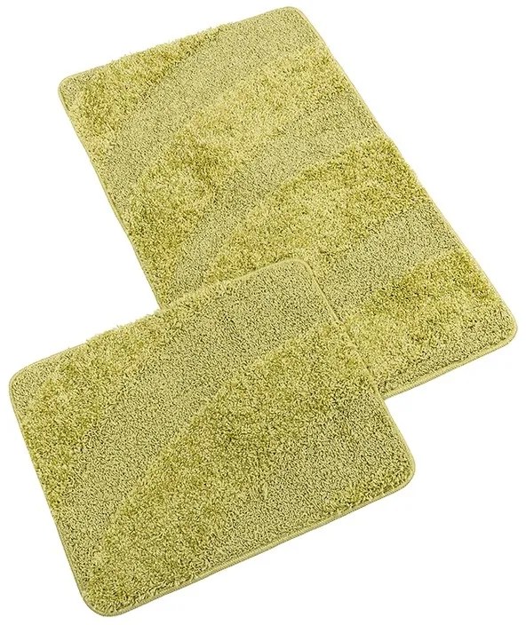 Bellatex Zestaw dywaników łazienkowych bezwycięcia BANYSILVER zielony, 60 x 100, 60 x 50 cm