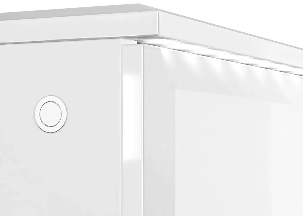 Komoda BLANC 02 2D3S 160 biały połysk ML MEBLE