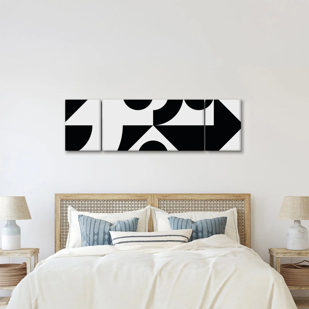Obraz - Abstrakcja geometryczna N⁰1 (170x50 cm)