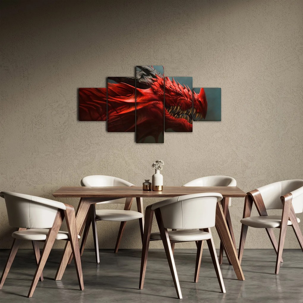 Obraz - Smok (125x70 cm)