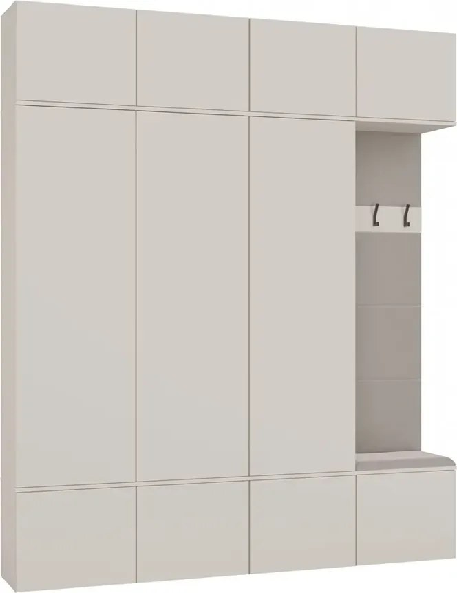 Kaszmirowa garderoba z siedziskiem E8-K75