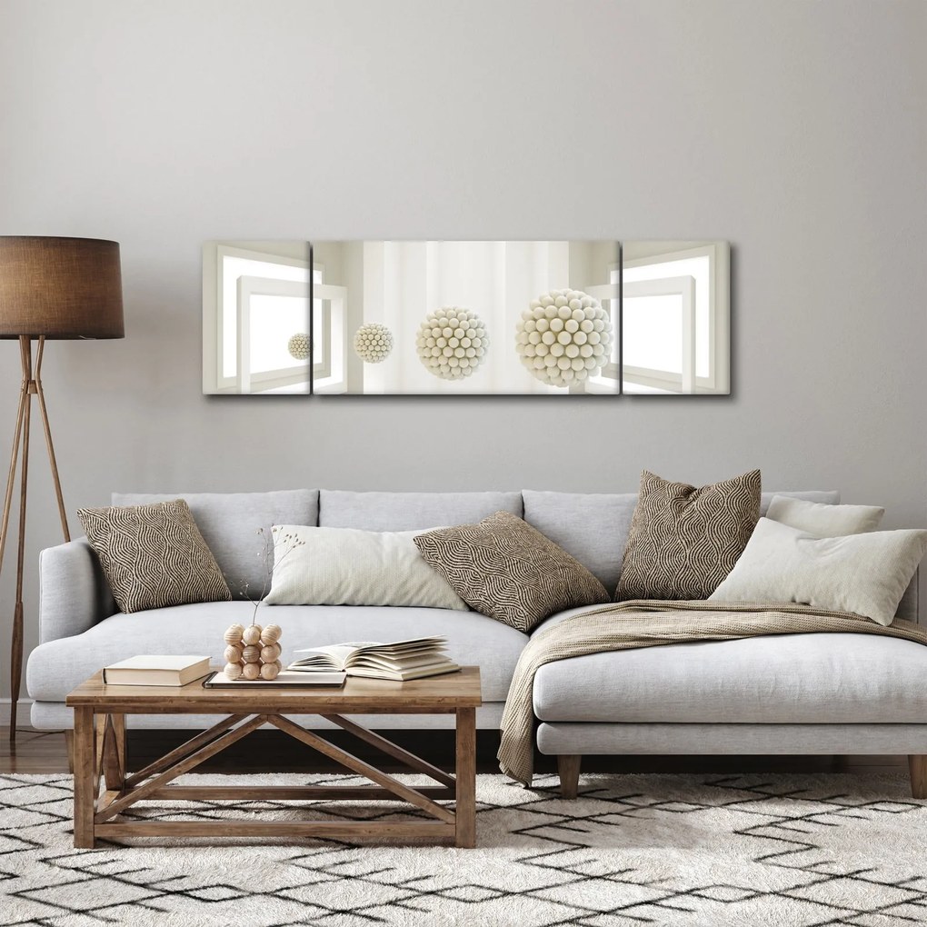 Obraz -Spojrzenie do wnętrza - abstrakcja (170x50 cm)
