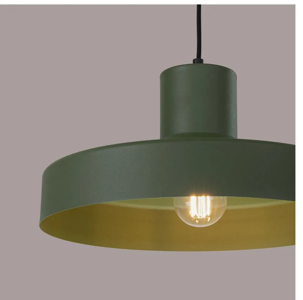Zielona lampa wisząca ø 35 cm Vito – Sollux