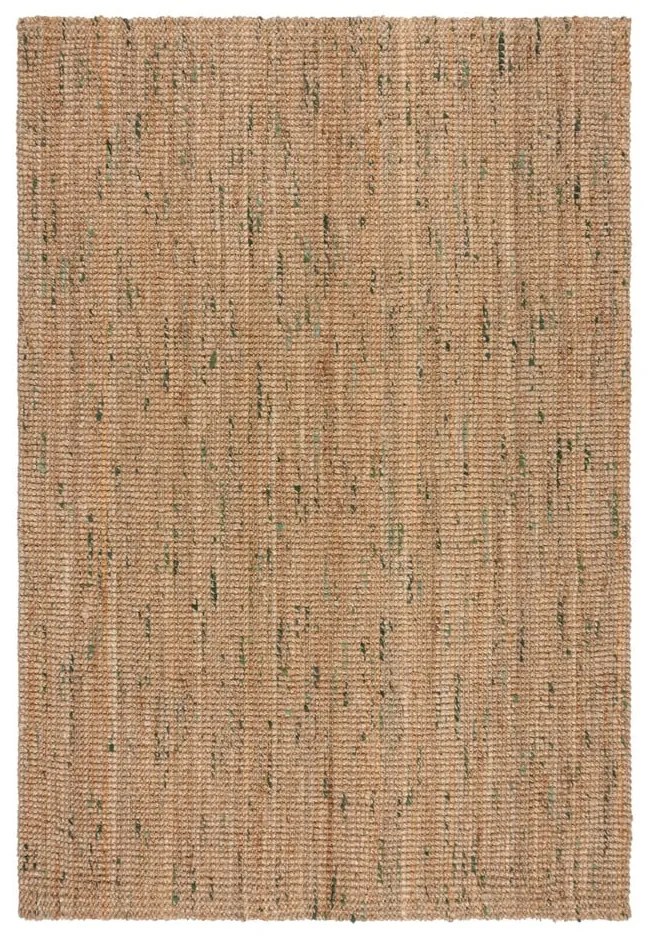 Zielono-naturalny dwustronny dywan z juty tkany ręcznie 200x290 cm Jute Boucle Green – Flair Rugs