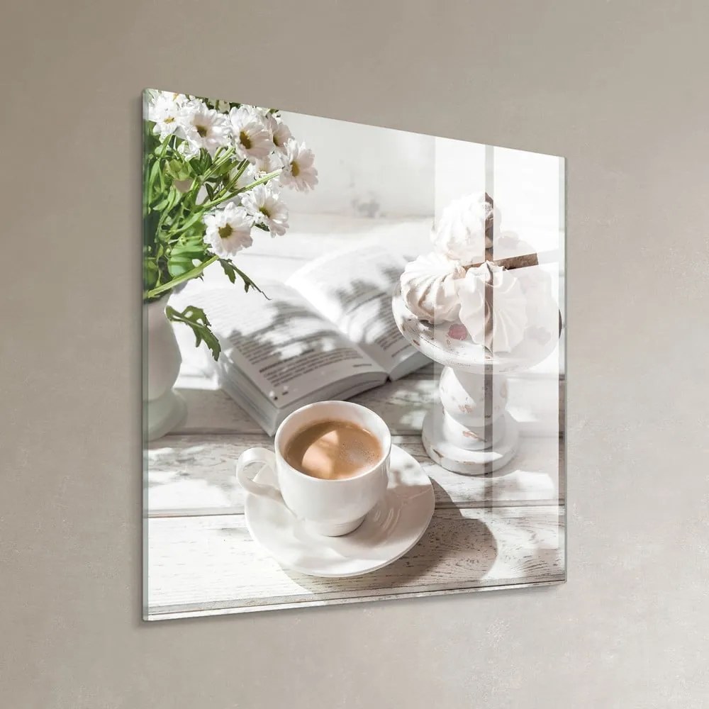 Szklany obraz 30x30 cm Meringue – Styler