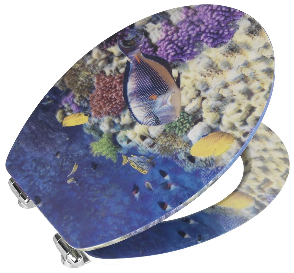 Deska sedesowa FISH, MDF, WENKO