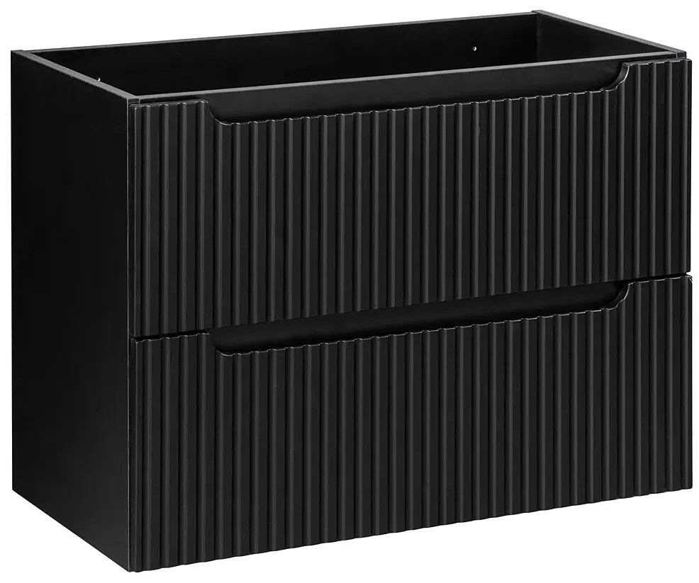 Czarna szafka łazienkowa z szufladami M8-T78