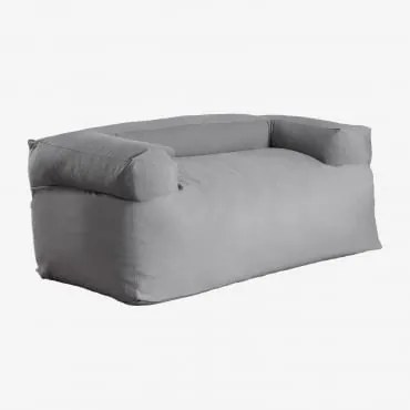 Sofa Ogrodowa 2-osobowa Darmian Army Grey - Sklum