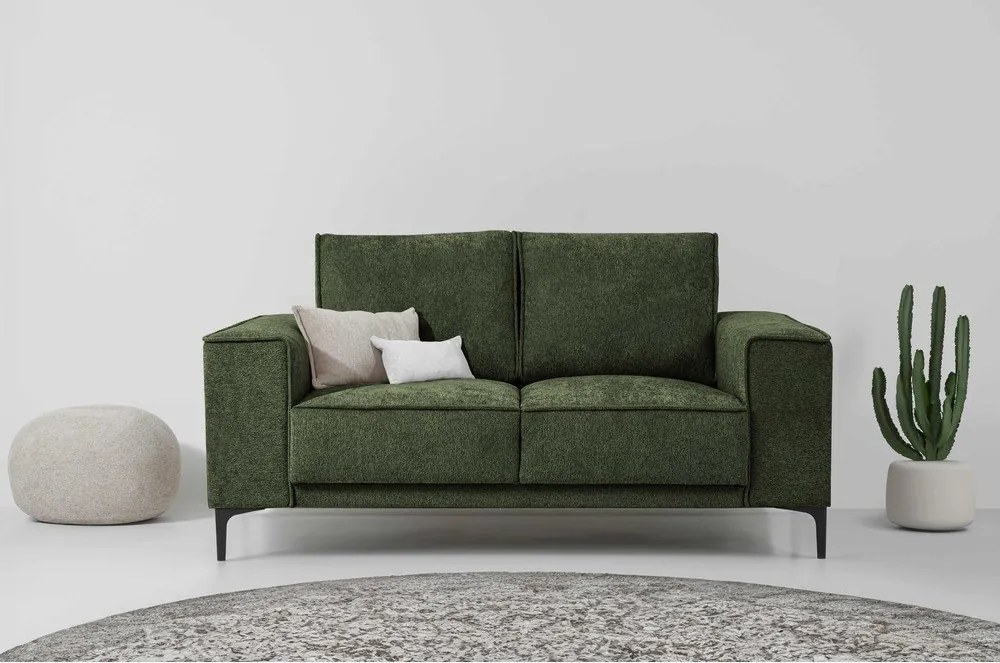 Zielona sofa z tkaniny szenilowej 164 cm Copenhagen – Scandic