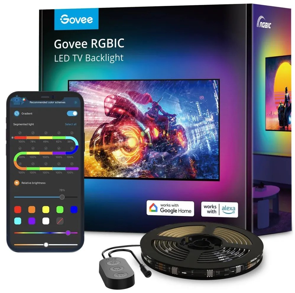 Govee - SMART podświetlenie LED do TV 55-65" RGBIC Wi-Fi