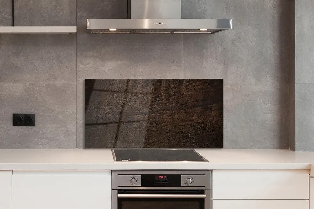 Szklany Panel Szlachetne Drewno i Słoje