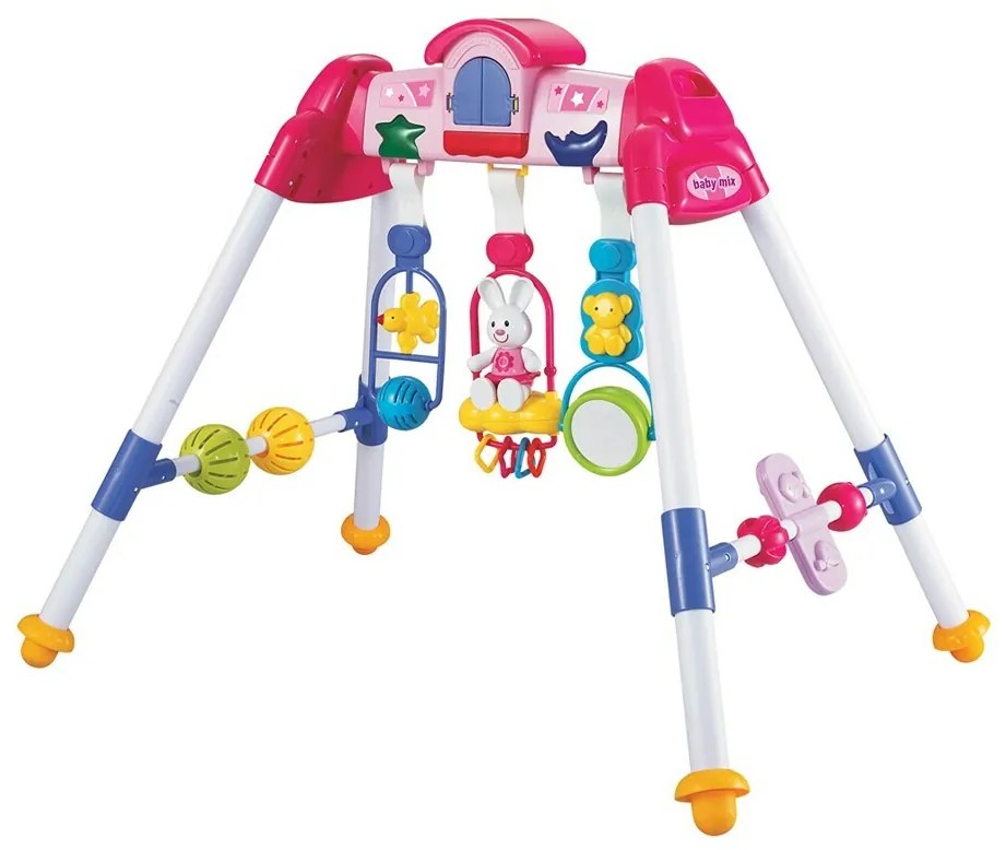 Baby Mix Baby play trapez De Lux różowy, 40 x 55cm