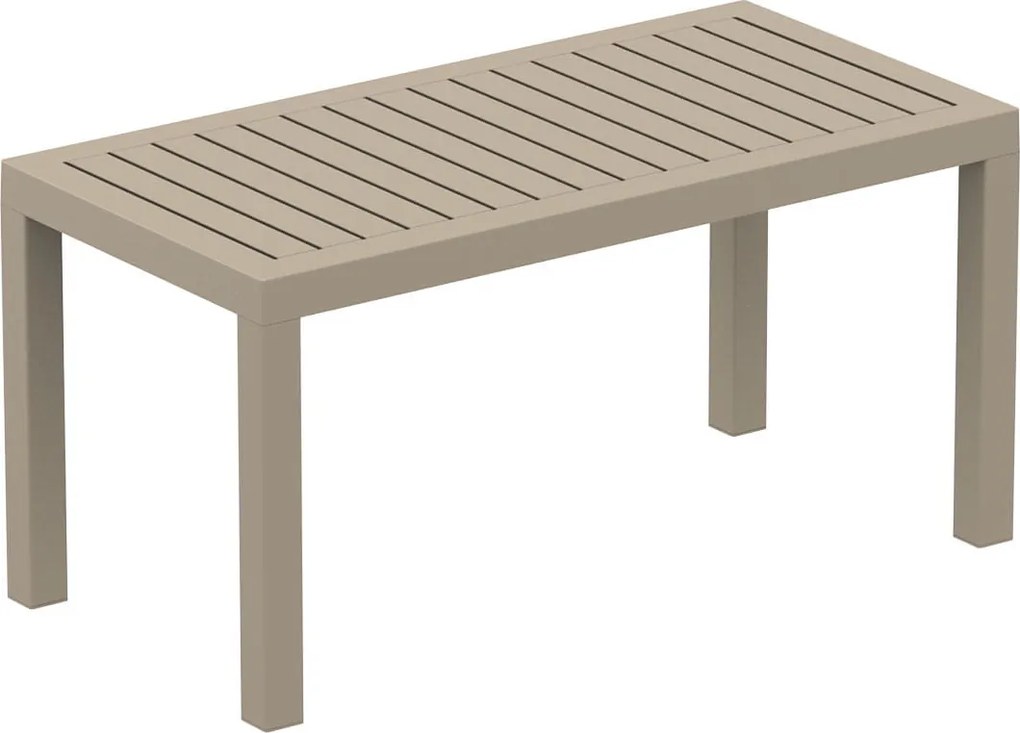 Prostokątny stolik ogrodowy z tworzywa Ocean Table