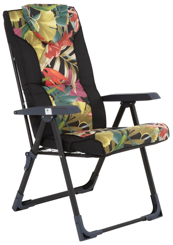 Fotel ogrodowy rozkładany Mijas Black Edition L150-23IB PATIO